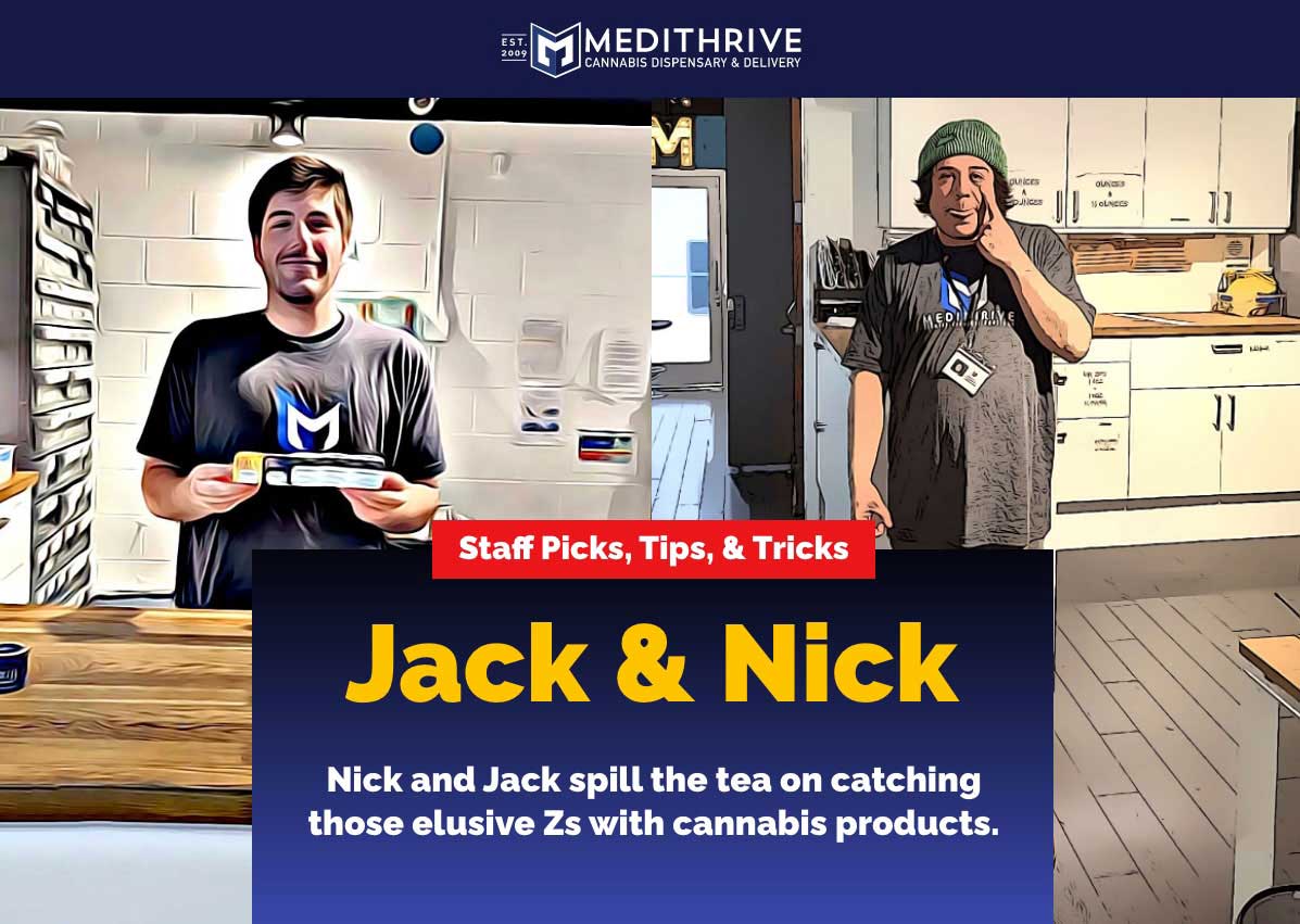 image of the MediThrive team who share their knowledge on the right cannabis for sleep