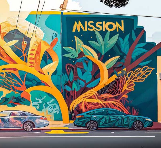 image of Mission mural in San Francisco, California