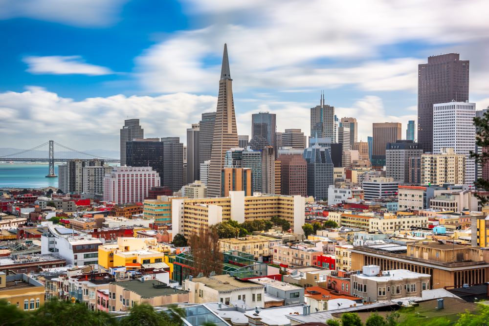 image of San Francisco where you can find cannabis concentrates at MediThrive